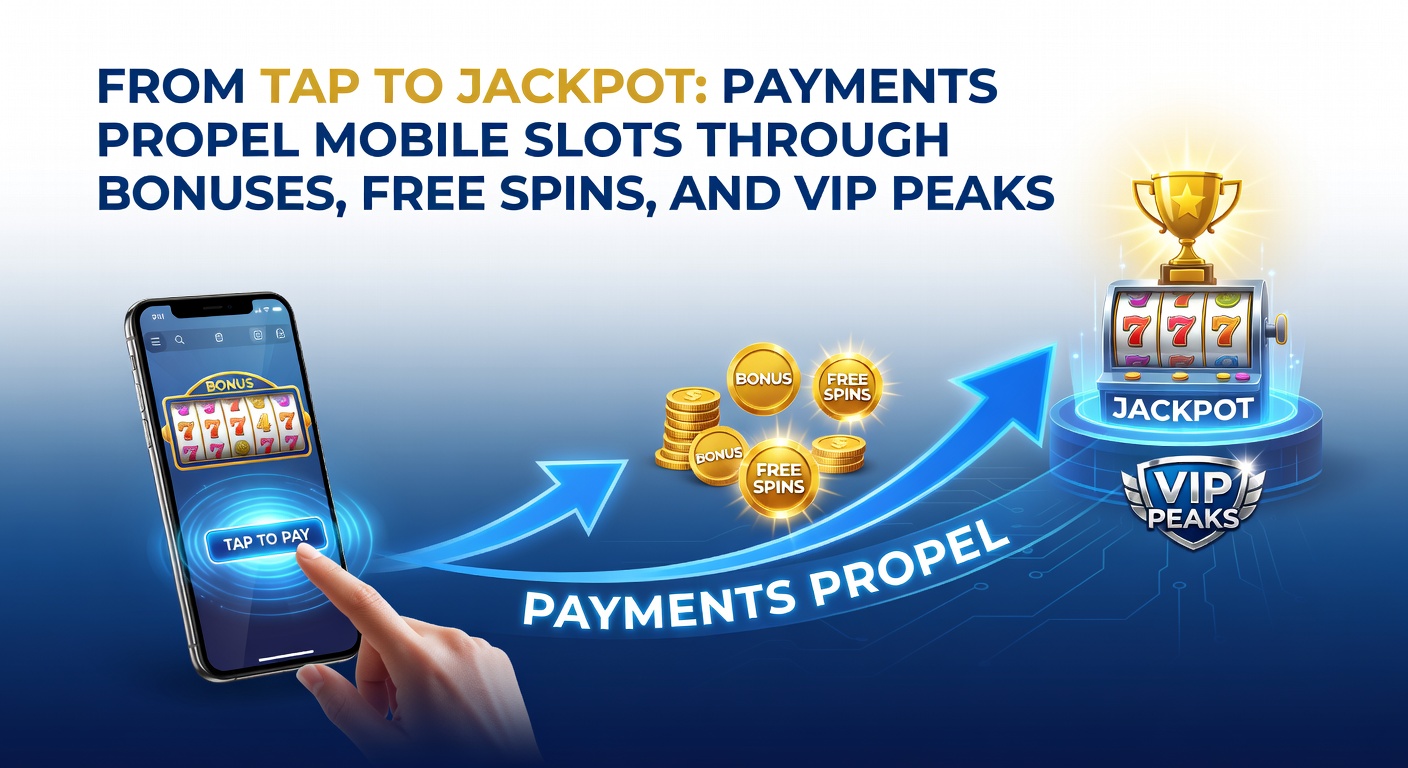 Mobiele telefoon met kleurrijke slotgame en betalingsknoppen op het scherm, symboliserend snelle stortingen naar jackpots
