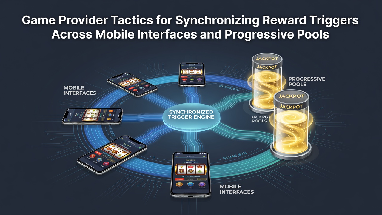 Gameproviders synchroniseren beloningen via mobiele interfaces en progressieve pools in online slots