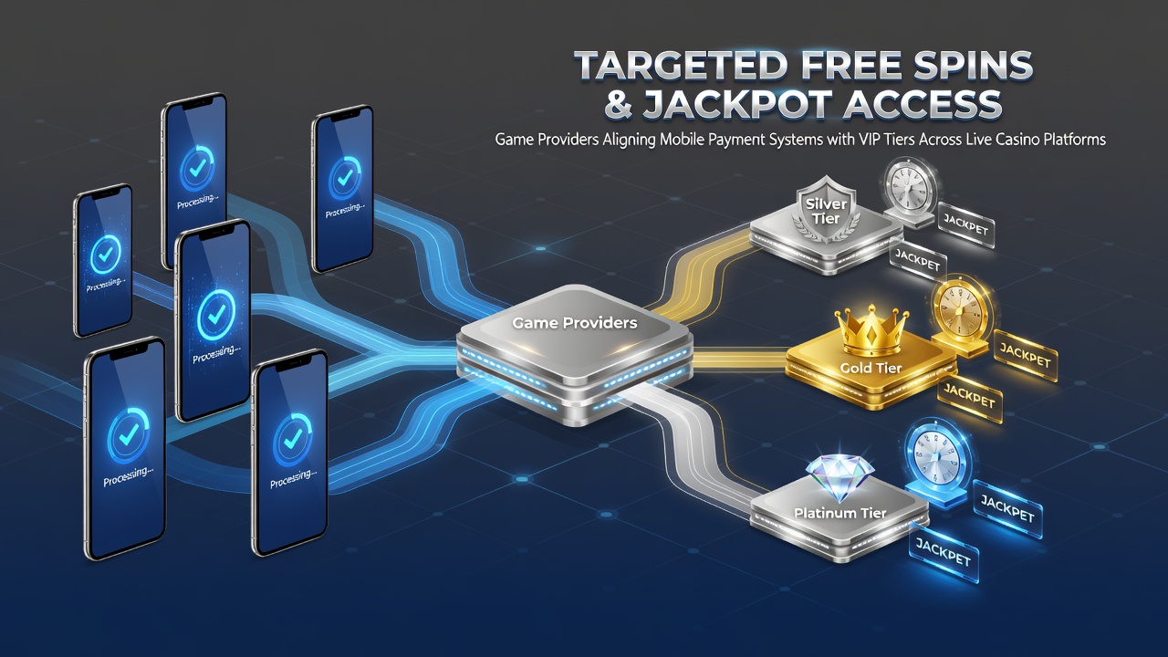 Gameproviders integreren mobiele betaalsystemen met VIP-niveaus voor gerichte beloningen in live casino platforms
