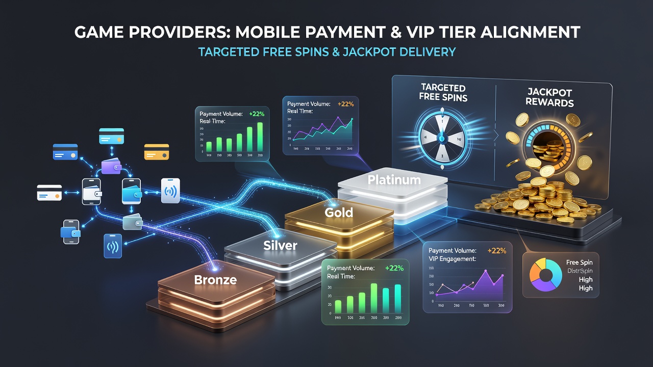 Integratie van VIP-tiers met mobiele betalingen voor jackpottoegang in live casino's