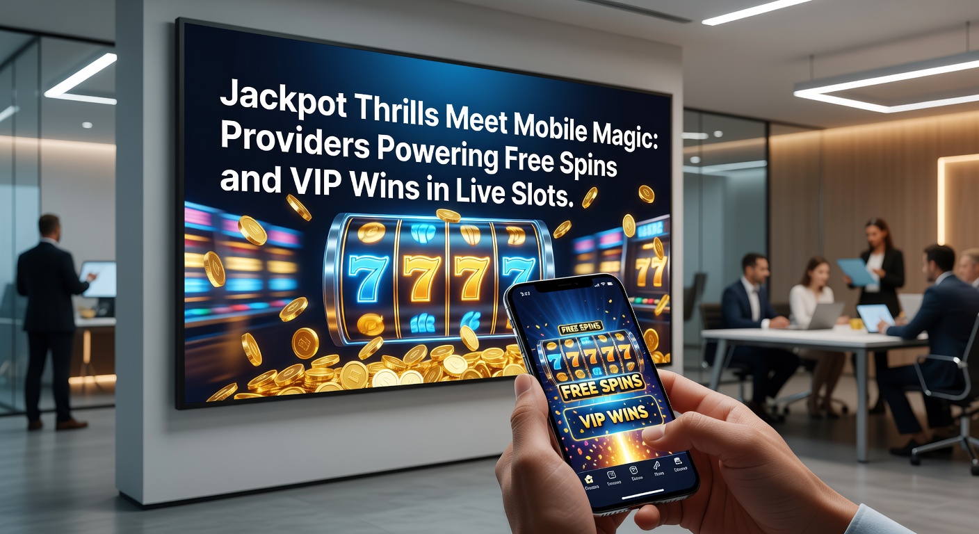 Mobiele speler wint VIP-jackpot op live slot, met free spins in actie en provider-details zichtbaar