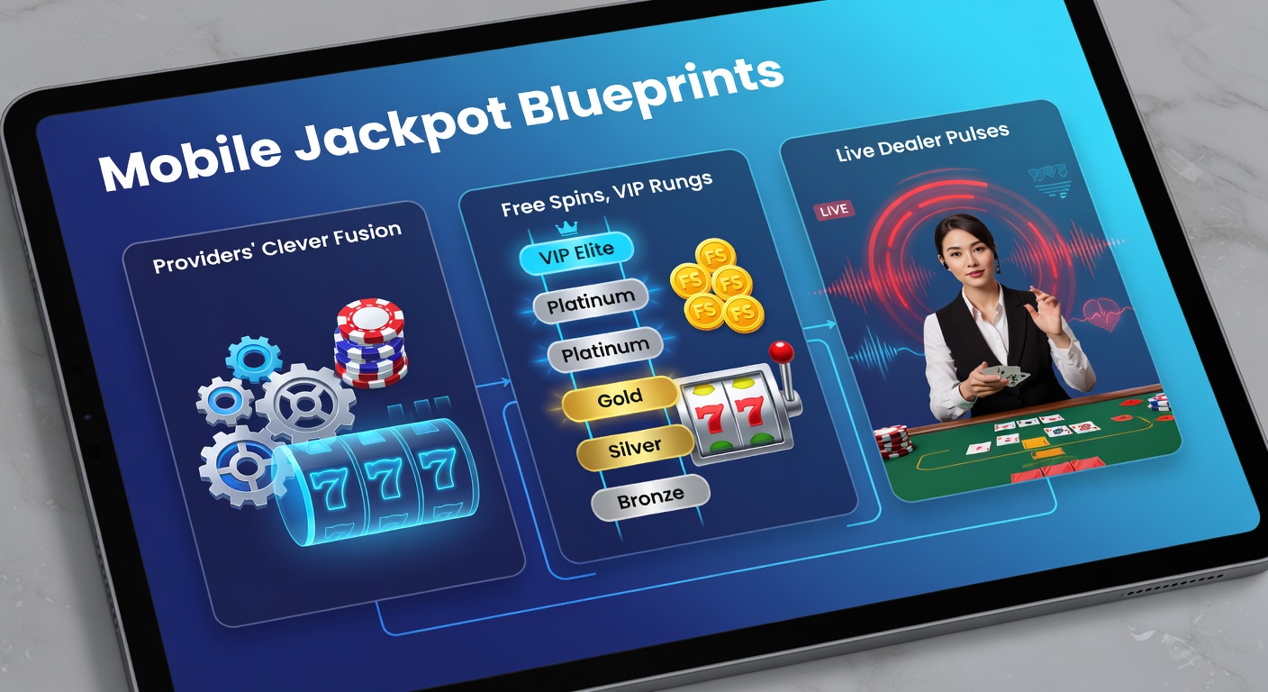 Smartphone met VIP ladder, free spins bonus en live dealer blackjack integratie in mobiele jackpot slot