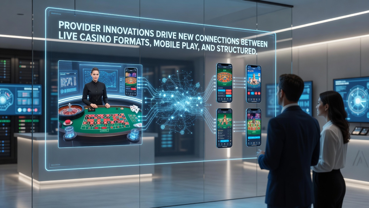 Weergave van mobiele integratie met live casino en beloningsstructuren in de gokindustrie
